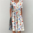 Elle | Elegant cotton dress