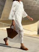 Estelle | Women's dress with lace detail