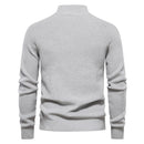 Men's two-piece set with wide-leg trousers and round-neck top