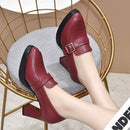 Women's heels with tapered silhouette and elevated form