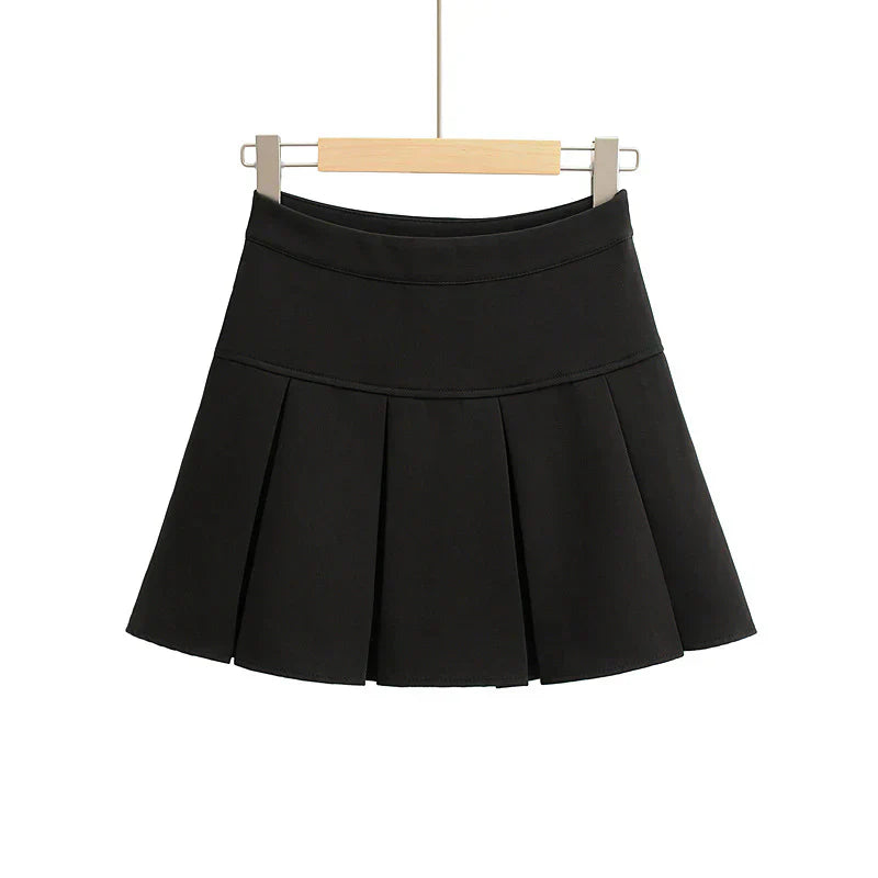 Women's classic pleated mini skirt