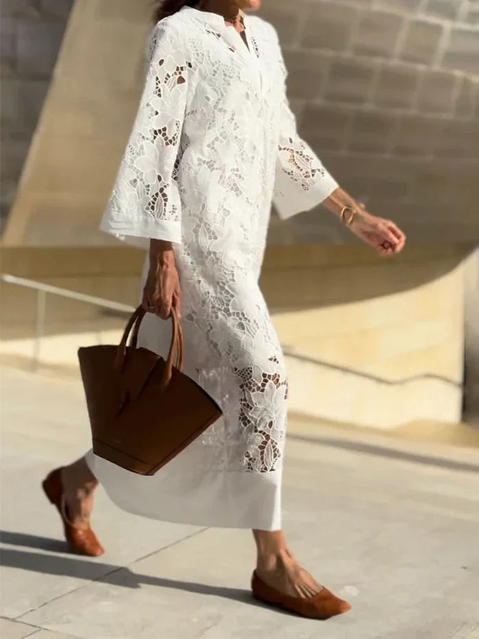Estelle | Women's dress with lace detail