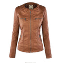 Women's jacket with detachable hood and clean silhouette