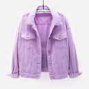 Women's jacket with straight cut and pocket detail