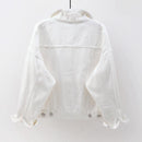 Women's jacket with straight cut and pocket detail