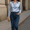 Reba | Women's pleated blouse